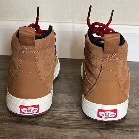 NEW! Kid Size 3.0 Vans Sk8 Hi MTE-1 Skate Shoe - Chipmunk Tan - Insulated - Picture 4 of 9